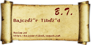 Bajczár Tibád névjegykártya